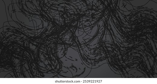 Efeito de textura grunge. Sobreposição angustiada áspera texturizada no espaço escuro. Fundo cinza realista moderno