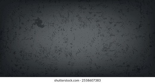 Grunge texture effect. Distressed overlay rough textured on dark space. Realistic gray background.