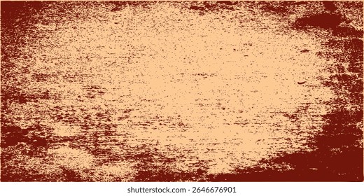 Efecto de textura Grunge. Superposición angustiada texturizada áspera. Abstractas monocromo. Marrón aislado sobre fondo brillante. Concepto de estilo de semitono de elemento de Diseño gráfico para Anuncio, volante, póster, etc