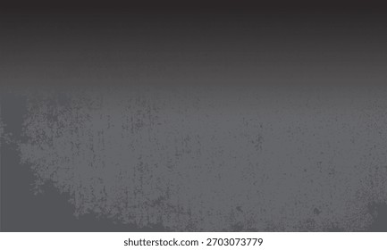 Efecto de textura Grunge. Superposición angustiada con textura áspera en el espacio oscuro. Fondo gris realista. Concepto de estilo de pared de hormigón de elemento de Diseño gráfico para Anuncio, volante, póster, folleto, cubierta, etc