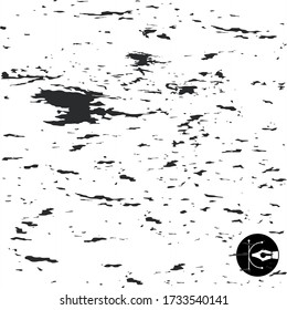 Grunge texture effect in vector format.