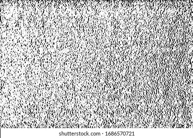 Grunge texture of the foam. Abstract unevenly filled rough background with noise, granules, granularity. Vector illustration. Overlay template.