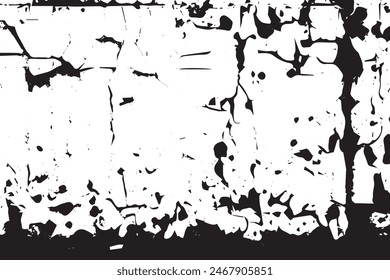 Texture grunge concentrée sur les taches usées et les bords frisés.