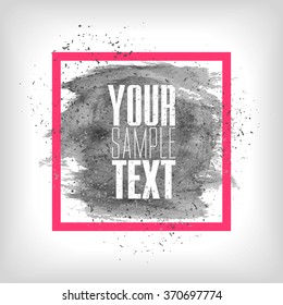 Grunge texture frame