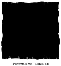 Grunge texture frame abstract isolated stock vector template