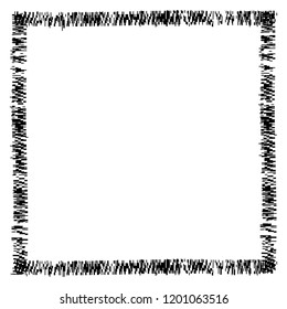 Grunge texture frame abstract isolated stock vector template