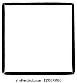Grunge texture frame abstract isolated stock vector template