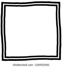 Grunge texture frame abstract isolated stock vector template