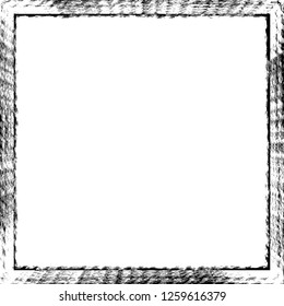 Grunge texture frame abstract isolated stock vector template