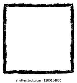 Grunge texture frame abstract isolated stock vector template