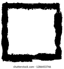 Grunge texture frame abstract isolated stock vector template