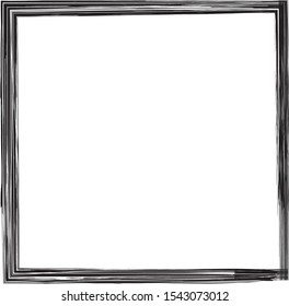 Grunge texture frame abstract isolated stock vector template.Vector illustration.