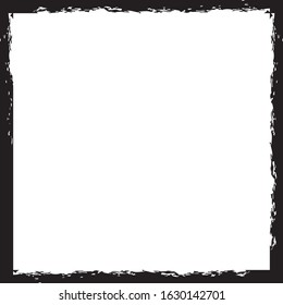 Grunge texture frame abstract isolated stock vector template.Vector illustration.