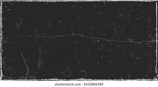 Fundo da textura do papel. Grunge preto e branco. Textura de sobreposição de angústia. Abstrato pó de superfície e conceito de fundo de parede suja áspera. Efeito desgastado, rasgado e resistido. Ilustração vetorial, EPS 10.