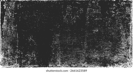 Fondo de textura de papel. Grunge blanco y negro. Textura de superposición de tensión. Polvo superficial Abstractas y concepto de fondo de pared sucia áspera. Efecto desgastado, desgarrado y desgastado. Ilustración vectorial, EPS 10.