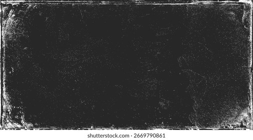 Fondo de textura de papel. Grunge blanco y negro. Textura de superposición de tensión. Polvo superficial Abstractas y concepto de fondo de pared sucia áspera. Efecto desgastado, desgarrado y desgastado. Ilustración vectorial, EPS 10.