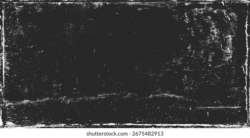 Fondo de textura de papel. Grunge blanco y negro. Textura de superposición de tensión. Polvo superficial Abstractas y concepto de fondo de pared sucia áspera. Efecto desgastado, desgarrado y desgastado. Ilustración vectorial, EPS 10.