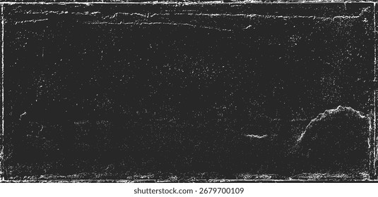 Fondo de textura de papel. Grunge blanco y negro. Textura de superposición de tensión. Polvo superficial Abstractas y concepto de fondo de pared sucia áspera. Efecto desgastado, desgarrado y desgastado. Ilustración vectorial, EPS 10.