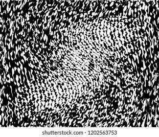 Grunge texture, glitch effect. Vector background with uneven shapes, lines, dust. Overlay Pattern Sample. Urban Modern Wallpaper. Monochrome Worn. Scuffed Background