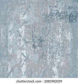 The grunge texture is gray. Abstract color background. Vector template of a scratched colored board