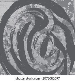 Grunge texture of gray color