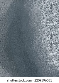 Grunge texture gray skin, isolated on white background. Vector illustration. Image tracing.