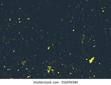 Grunge texture. Horizontal background. Painted brush. Blue, yellow.