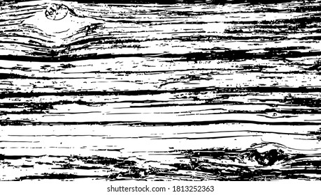Grunge texture of knotted wood