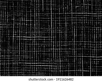 Grunge texture linen fabric.  Abstract halftone vector illustration.