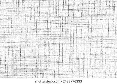 Grunge texture linen fabric. Abstract halftone vector illustration.