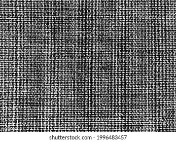 Grunge texture linen fabric. halftone vector illustration.