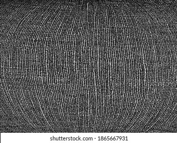 Grunge texture linen fabric. Vector illustration. Natural background for design. monochrome background of rough canvas