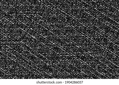 Grunge texture linen fabric. Vector illustration.