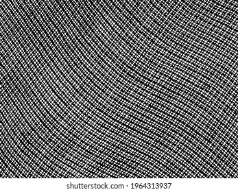 Grunge Textur Leinen Stoff. Vektorgrafik.