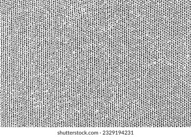 Grunge texture linen fabric. Vector illustration