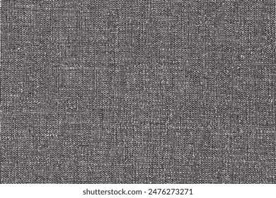 Grunge texture linen fabric. Vector illustration. Natural surface background