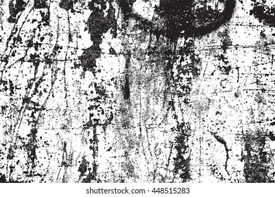 Grunge Texture For Making Your Design Aged. Empty Distressed Overlay Template. EPS10 vector.