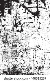 Grunge Texture For Making Your Design Aged. Empty Distressed Overlay Template. EPS10 vector.
