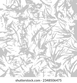 Grunge texture. Monochrome abstract vector background with paint strokes.