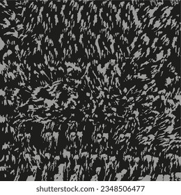 Grunge texture. Monochrome abstract vector background with paint strokes.