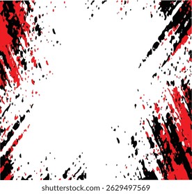 Grunge texture. Monochrome texture. Grunge black and white pattern. Brush strokes. Scratches Strokes. Abstract background.
