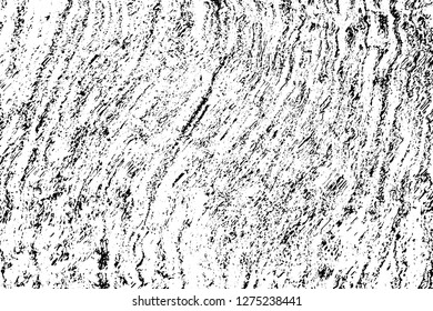 Grunge texture natural surface with smooth curved veins. Monochrome background of stone marble wall. Overlay pattern to simple create a grunge effect. Vector EPS10 illustration