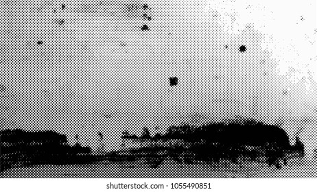 Grunge texture. Grunge texture of the old cracked wall. Vector illustration.