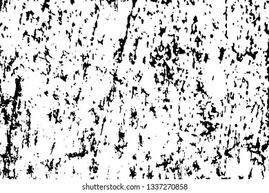 Grunge texture of old damaged wall. Monochrome urban background of dirty distressed surface with scratches, spots and noise. Overlay template to quickly create a grunge effect. Vector illustration