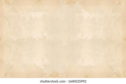 Grunge texture of old paper. Brown craft paper cardboard texture. Vector illustration