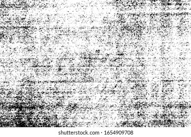 Textura gruesa de papel viejo y turbio. Fondo monocromo vintage de una página de libro envejecida con medio tono, ruido pequeño, rayas horizontales, puntos y granulado. Plantilla superpuesta. Ilustración del vector