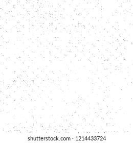 Grunge Texture on White Background, Black Abstract Dotted Vector, Halftone Grungy Monochrome
