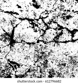 Grunge texture on white background. Abstract vector illustration for retro design.