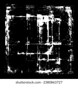 Grunge-Textur auf Schwarz-Weiß