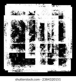 Grunge texture overlay black and white